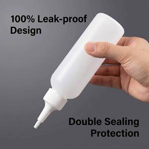 Botellas Aplicadoras de HDPE de 100 ml con Boquilla Fina y Diseño Antiderrames para Tinte de Cabello, Suero para el Cuero Cabelludo y Líquido para Oídos de Mascotas - Product Image 1