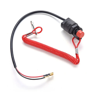 Lanière de moteur hors-bord de bateau marin universel Kill Stop Switch pour YAMAHA Jet Ski Key Rope Floating Wrist Lanyard - Product Image 5