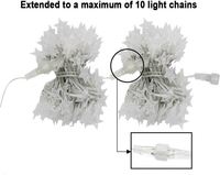 ANPU 16 Farbwechselnde Funkelnde LED-Sternenlichterkette IP65 Wasserdicht 120LED Weihnachts- und Hochzeitsdekorationen 2 Jahre Garantie