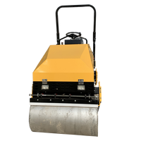 Rouleau de route nouveau 2T vibratoire Mini rouleau de route compacteur Machine pneu pour le compactage d'asphalte dérapage rouleau vibrant