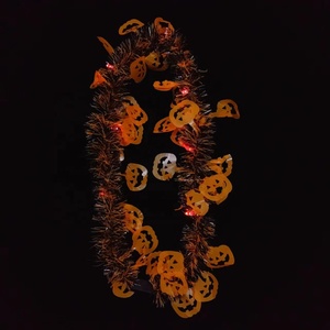 Collier lumineux Halloween <span class=keywords><strong>2023</strong></span> décorations de fête en plastique, fournitures de Festival personnalisées - Product Image 5