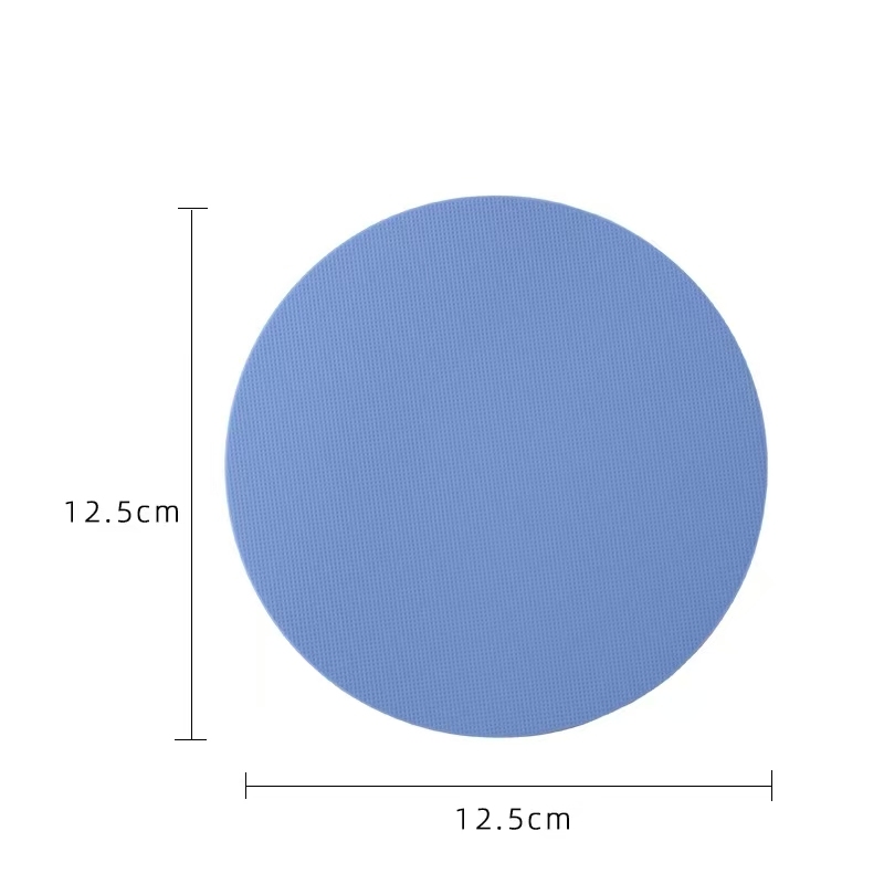 Forme ronde bleue