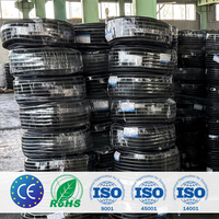 Conduit flexible en acier galvanisé recouvert de PVC, conforme aux normes CE ISO, 75 mm, 80 mm, 3 pouces, pour la protection des câbles électriques