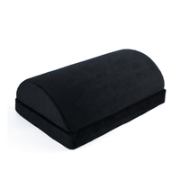 Coussin de repose-pieds demi-lune en mousse à mémoire de forme, idéal pour la maison et le bureau, soutien des genoux sous le bureau - Offre Spéciale