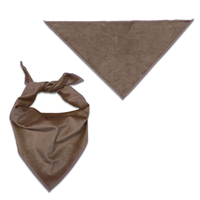 Ensemble de harnais pour chien de luxe en faux daim 6 pièces avec gilet, laisse, collier, bandana, porte-sac à excréments et nœud papillon pour chiens de petite et moyenne taille