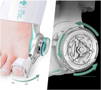 Attelle de Correction pour Hallux Valgus, Soutien de la Voûte Plantaire, Redresseur d'Orteils, Attelle pour la Douleur au Pied