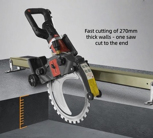 Coupe-vitres électrique et machine à découper les murs : Équipé d'une fonction de découpe sur rail - Product Image 2