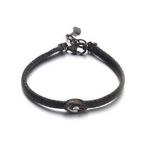 Bijoux de mode promotionnels, argent sterling 925, rhodié noir, zircon, bracelet tendance en forme d'œil, charme chrétien, cadeaux pour femmes, usage quotidien - Product Image 1