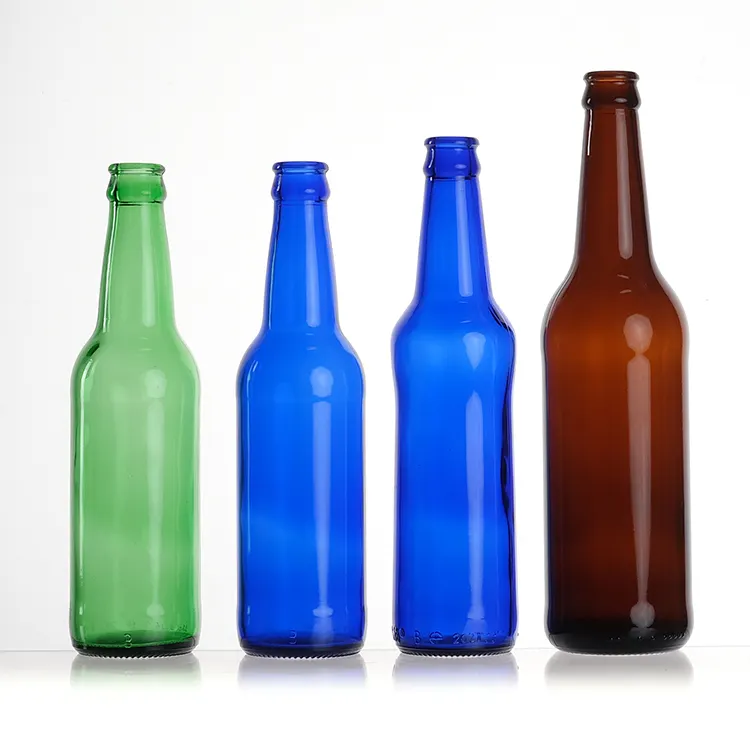 Özel renk Logo kendinden yapışkanlı kabartmalı özel etiket cam bira şişesi