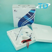 Modèle d'avion en résine et métal Bangkok Air ATR-72-500 1/100 27cm - Marque Tongde - Cadeaux d'affaires