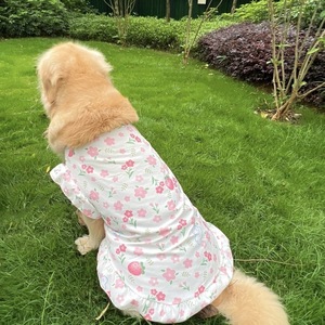 Mignon grand chien gilet été robe pour animaux de compagnie pour chiens moyens à grands, Golden Retriever, Labrador, Samoyède, vêtements de protection solaire minces - Product Image 5