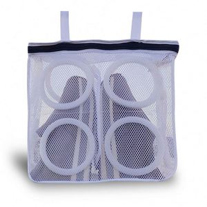 Sac de Lavage Anti-Déformation à Fermeture Éclair pour Chaussures, Organisateur de Chaussures Moderne et Personnalisé en Polyester Durable pour un Aération Optimale - Product Image 4