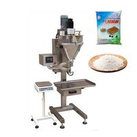 Machine de remplissage et de scellage semi-automatique pour sacs et bouteilles, doseuse à vis sans fin pour poudre, farine de blé, machine d'emballage 10-5000G