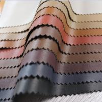Tissu en cuir PU Protein Metal Wire Tinsel Cloison Faux Jacket Clothing