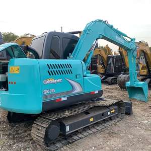 Excavatrice d'occasion Kobelco SK75, 7,5 tonnes, excavatrice d'occasion, petite excavatrice d'occasion, mini-excavatrice, engins de chantier, pelle - Product Image 3