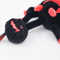 Porte-clés en peluche araignée personnalisé, design original, amusant, interactif, insecte en peluche à tirer à la main, de l'usine de jouets en peluche