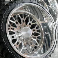 Rines Tipo H de Perfil Bajo, Pulidos, 26*12 26*14 24*14, Rines Forjados Todoterreno para Jeep Wrangler JK JL Gladiator Ford F 150
