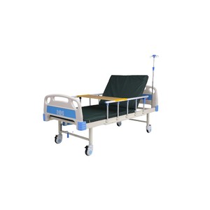Lit médical d'hôpital manuel à une poignée, 1 fonction, lit de soins à domicile, utilisé pour les services ambulatoires hospitaliers - Product Image 3