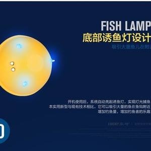 Sonda de Sonar Inalámbrica Recargable a Prueba de Agua Lucky Fish Finder con Luz LED para Pesca al Aire Libre - Product Image 2