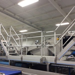 Custom Aluminum Alloy Industrial Work <b>Platform</b> With Handrails And Stairs For Maintenance 6063 Material Above 1000kg Load - Product Image 4