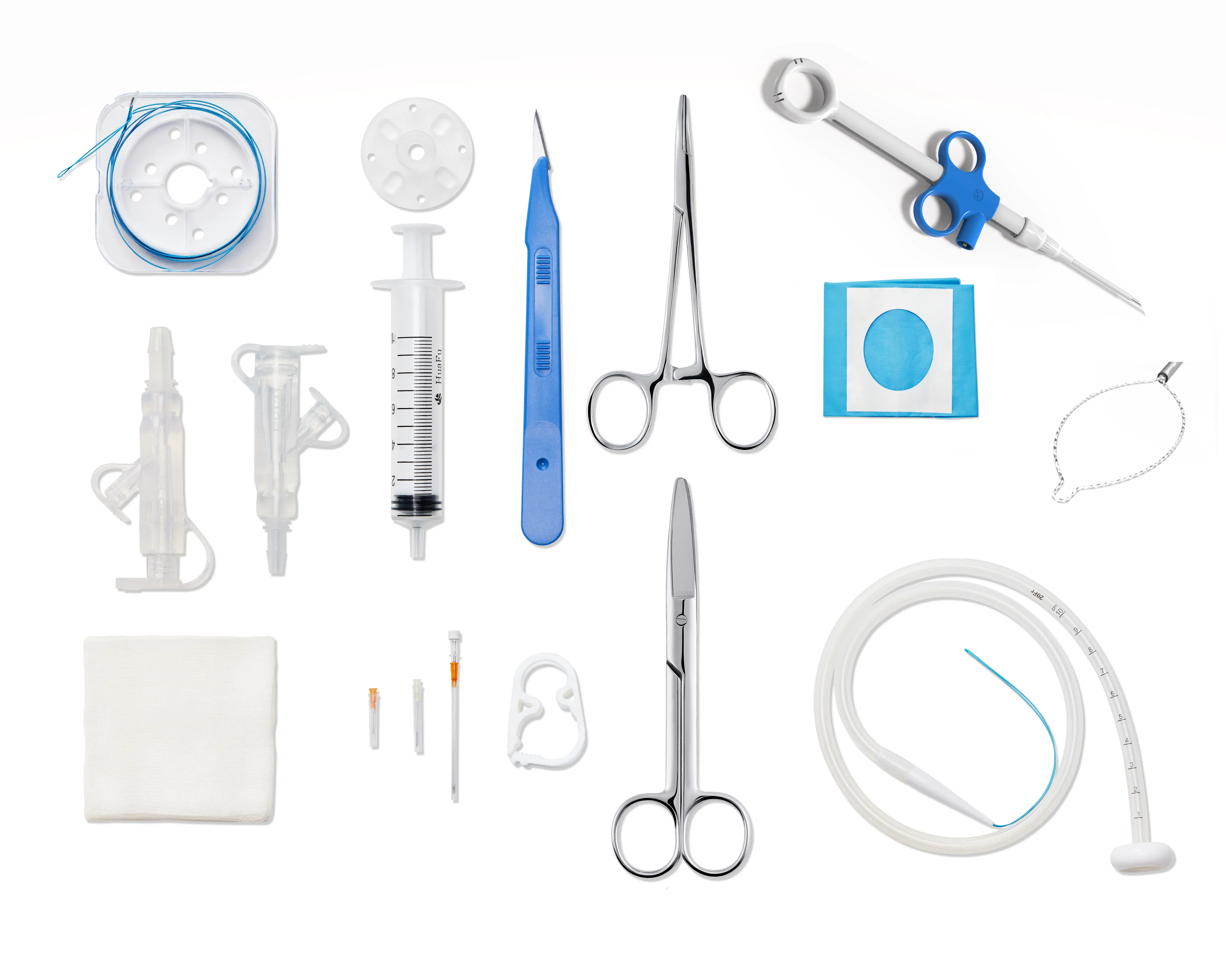Kit di alimentazione PEG/tubo per gastrostomia endoscopica percutanea monouso/kit tubo di alimentazione per gastrostomia