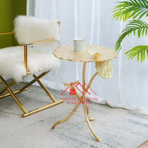 โต๊ะข้างห้องนั่งเล่นโต๊ะดื่มกาแฟและชาอะลูมิเนียมแบบซ้อนกันโต๊ะสำหรับในร่มและกลางแจ้ง - Product Image 4