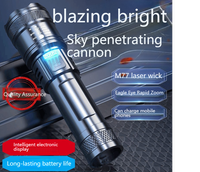Lampe torche LED rechargeable S35, 2000 lumens, zoomable, torche tactique haute puissance, longue portée, pour le camping, la chasse