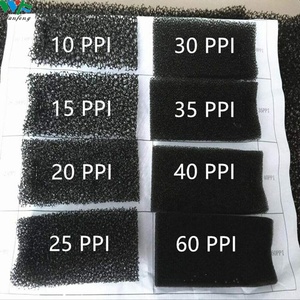 Mousse filtrante à air réticulée en polyéther polyuréthane et charbon <span class=keywords><strong>actif</strong></span> Wanfeng Modern 10-60 PPI pour aquarium - Product Image 1