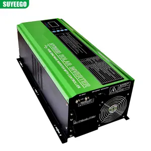 SUYEEGO Inversor de onda sinusoidal pura de fase dividida de baja frecuencia 3kw 5kw 10kw inversor solar con controlador MPPT para sistema solar