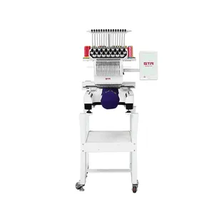 STR OCEAN Industrial and commercial Tajima embroidery machine for custom embroidery designs on ca p/t-shirt/garment