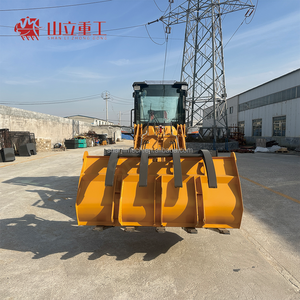 शान्ली मिनी बैक लोडर 3.5 टन व्हील लोडर 75kw डीजल इंजन 1 मीटर बकेट उच्च दक्षता - Product Image 1