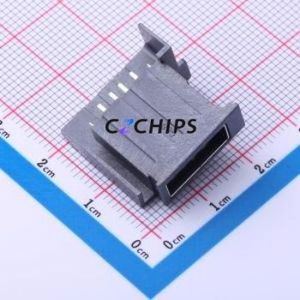 USB-AF-DIP-571-HB-4L USB Connector Through hole Component (THT) Connector Type-A Female Through Hole 4P - Product Image 1
