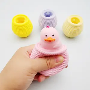 chicken duck Toys Squeeze Decompression Funny Tree Stump Cartoon Animal Anti Stress Relief Soft Interesting Squishy Adult Gifts