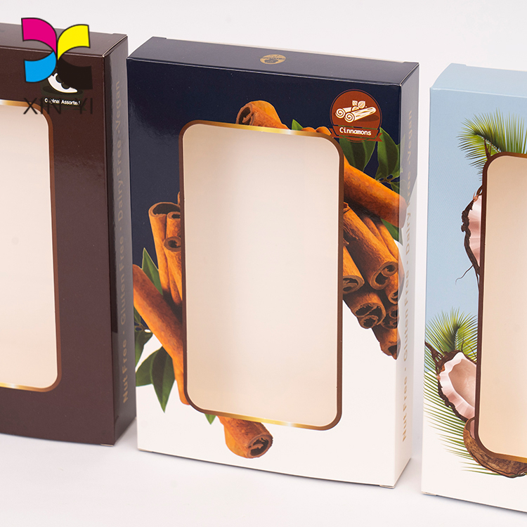 Wholesale factory custom paper box Nuts Kernels package paper noodle box