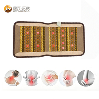 Tapis de chaise à photons à lumière rouge 660 nm Jiwan Lejia Améthyste Tourmaline Jade avec chauffage électrique