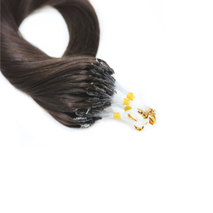 Extensions de cheveux naturels européens vierges, lisses, ombrés <span class=keywords><strong>beige</strong></span> blond, 10-26 pouces, finition naturelle, micro-anneaux, best-seller d'usine - Product Image 6