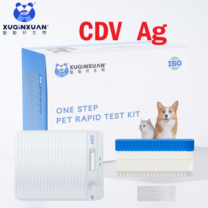 애완 동물 병원을위한 신속 테스트 키트 개 디스템퍼 바이러스 항원 신속 테스트 빠른 진단 키트 - Product Image 1