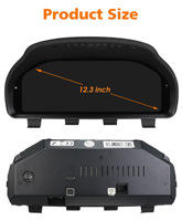 Vente flash : écran LCD 12,3 pouces, tableau de bord, compteur de vitesse, groupe d'instruments numérique pour BMW Série 3 et 5 E90 E91 E92 E93 F20 F39