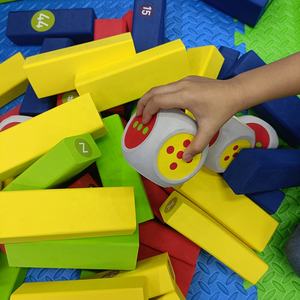 24ピース/セットソフトフォームタンブリングタワースタッキングゲームビルディングおもちゃブロックゲームユニセックスカラフル24ブロックセット軽量 & 洗える - Product Image 3