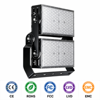 Projecteur LED extérieur étanche 600W 800W SMD3030 à double température de couleur (CCT) 6000K 240V 380V à haute efficacité lumineuse pour terrain de football