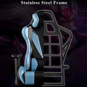 OEM <span class=keywords><strong>DOM</strong></span> Racing Office Recaro Amg Etiqueta Privada masaje Led rosa Acero pierna reposabrazos sillas <span class=keywords><strong>de</strong></span> juego Juegos para mujeres Silla <span class=keywords><strong>de</strong></span> juego - Product Image 5