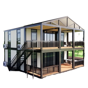 Casa Contenedor Prefabricada Plegable de 2 Pisos, Mini Casa <span class=keywords><strong>con</strong></span> 2-4 Dormitorios, Casas Prefabricadas para Uso Comercial, Apta para Adultos - Product Image 2