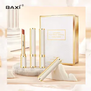 BAXI Lipstick Set Velvet Gilt Lip Red Shade Light Weight Tuxture Satin Shiny Lip Tint
