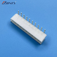 Conector de Carcasa PCB Macho-Hembra 5264-10AW de 2.5mm y 10 Pines, Horizontal, para Automoción, de Latón Estañado, Cable a Placa, 250V
