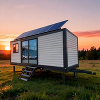 Maison conteneur modulaire préfabriquée isolée de 10 pieds pour logement du personnel, bureau de chantier, résidence portable, en kit