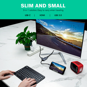 Nhôm kim loại Shell Loại C để <span class=keywords><strong>USB</strong></span> <span class=keywords><strong>3</strong></span>.0 PD <span class=keywords><strong>USB</strong></span> Hub <span class=keywords><strong>3</strong></span> trong 1 Docking Station cho máy tính xách tay - Product Image 3