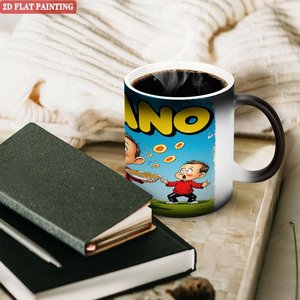 Taza de Cerámica Beano Comic de 11 oz, Sensible al Calor, Cambia de Color - Product Image 3