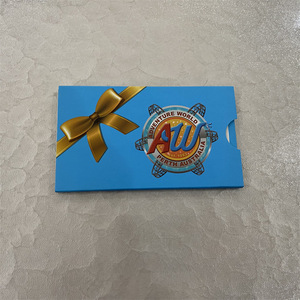 Boîte porte-carte-cadeau CS1, impression numérique personnalisée, emballage coulissant en papier pour cartes-cadeaux - Product Image 2