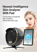 Analyseur de diagnostic cutané 3D AI, scanner, testeur, miroir magique, appareil d'analyse de la peau avec types de prises US, JP, IT, ZA