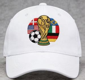 Casquettes de football 2026, chapeaux de soccer, casquettes de baseball en gros, broderie à la main en tissu éponge, motif fruit personnalisé, ajustables, pour l'extérieur, 4 saisons, unisexe - Product Image 4